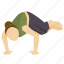 crane, exercise, pose, side, training, yoga 