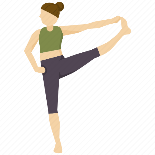 Exercise, pose, standing, toe, yoga icon - Download on Iconfinder