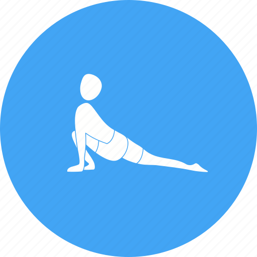 Angle, healthy, low, lunge, pose, yoga, young icon - Download on Iconfinder