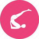 activity, exercise, pose, professional, shoulderstand, supported, yoga