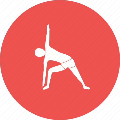 Exercise, pose, power, practice, practicing, triangle, yoga icon - Download on Iconfinder