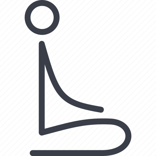 Asana, energy, meditation, poses, posture, thinline93, yoga icon - Download on Iconfinder