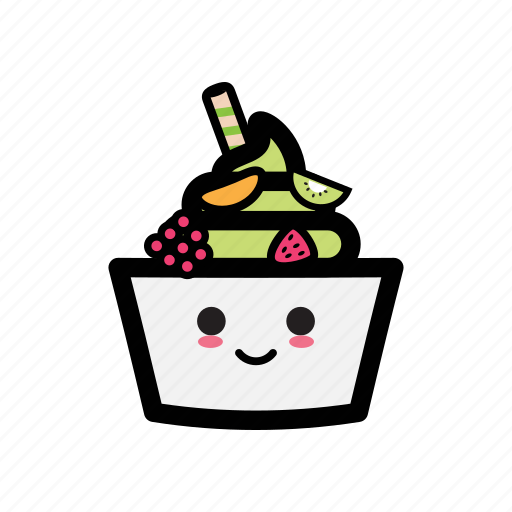 Cold, fruit, ice, topping, yoghurt icon - Download on Iconfinder