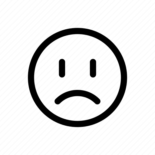Sad, emoji, emoticon icon - Download on Iconfinder
