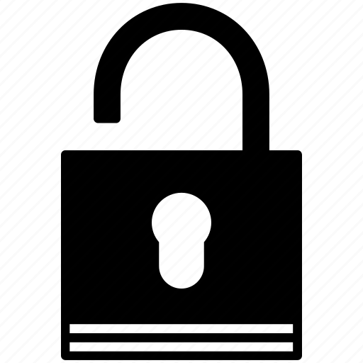 Lock, login, password, pc, unlocked, unsafe icon - Download on Iconfinder