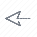 arrow, direction, left, navigation