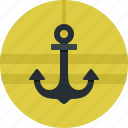 anchor, marine, sea, ship, transport 