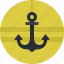 anchor, marine, sea, ship, transport 