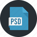 file, photoshop, document, extension, format, page, sheet, documents, files 