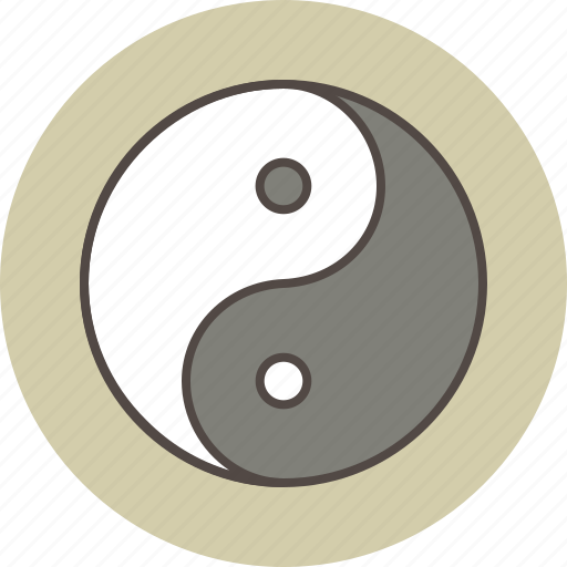 Balance, color, energy, female, male, yang, yin icon - Download on Iconfinder