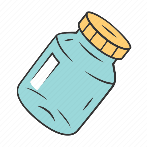 Bottle, jar, mason, recyclable, refillable, reusable, spice icon - Download on Iconfinder
