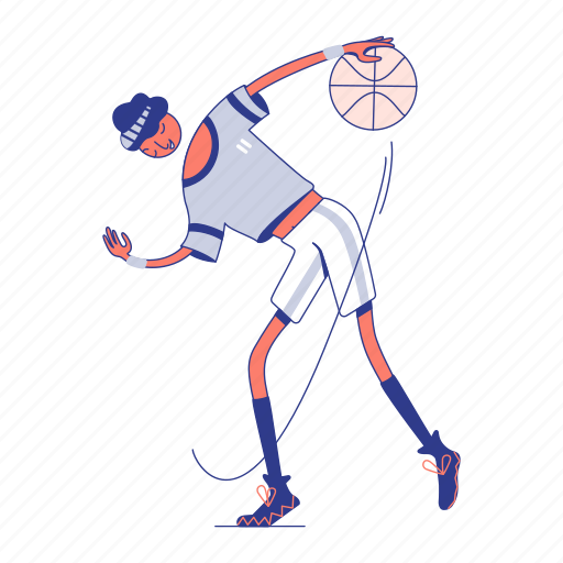 Sport, fitness, gym, healthy, lifestyle, activity, basketball illustration - Download on Iconfinder