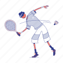 sport, fitness, activity, tennis, tennis player, tennis racquet, court, training, game 