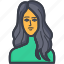 avatar, female, female face, woman face, woman head 