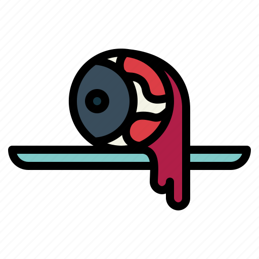 Bloody, creepy, eyeball, eyes, zombie, food icon - Download on Iconfinder