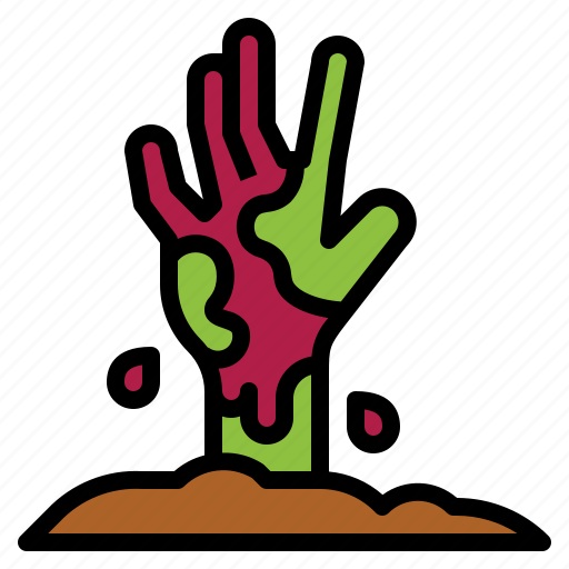 Zombie, corpse, hand, creepy icon - Download on Iconfinder