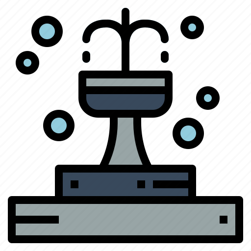Architecture, fountain, park, water icon - Download on Iconfinder