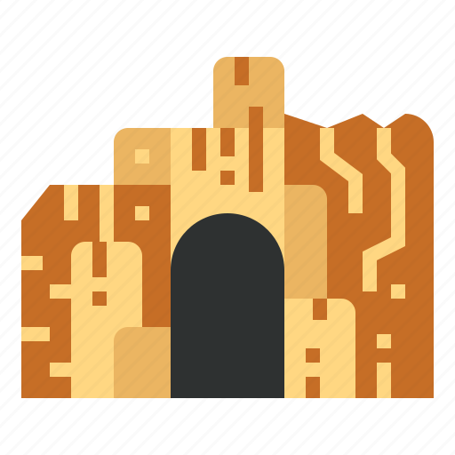 Cave, mountain, rocks, shelter icon - Download on Iconfinder