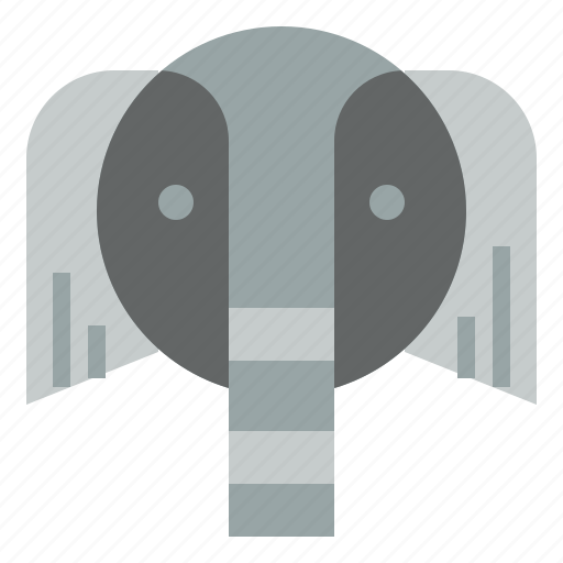 Elephant, mammal, wildlife, zoo icon - Download on Iconfinder