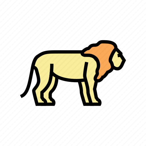 Lion, animal, zoo, animals, birds, snakes icon - Download on Iconfinder