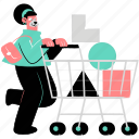shopping, e, commerce, shop, cart, items, product, animal 