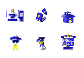 3D Iconset Graduation
