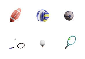 3D Sports ball