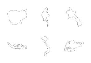 Asean Maps Outline Vol 1