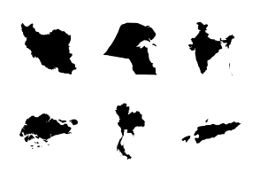 Asian Country Map