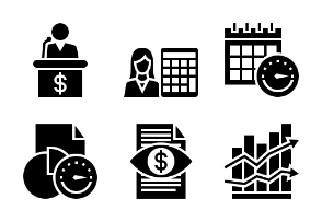 Business and Finance Glyph 12