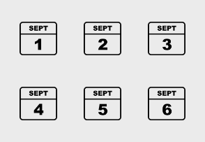 Calendar September Line