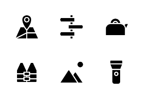 Camping and Outdoor (Glyph)