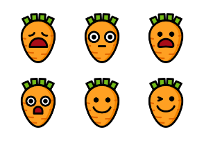 Carrot Emoticons