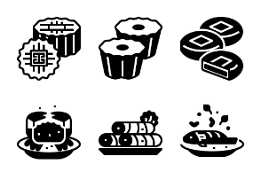 Chinese foods glyph