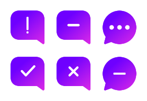 Communication and Chat | Gradient Fill
