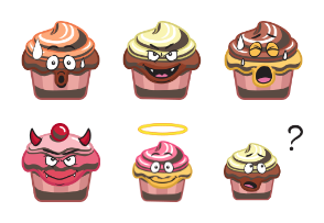 Cupcake Emojis