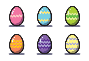 Easter Egg ZigZag Pattern