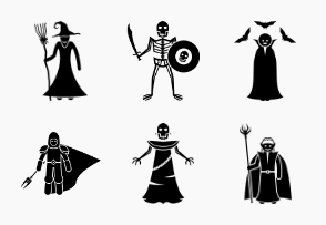 Evil Fantasy Characters from Medieval