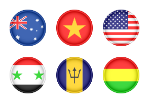 Flags of different countries