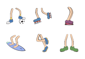 Footwear - cartoon