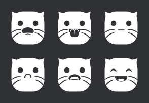 Hana Emojis Cat Edition Glyph