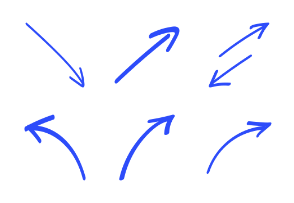 Hand Drawn Arrows 7