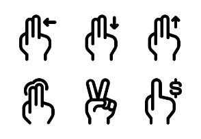 Hand Gesture (outline)