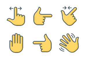 Hand Gestures (Emoji)