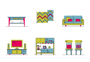 Living room furniture / color