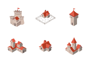 Medieval buildings.