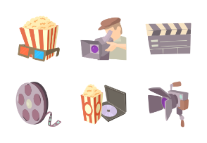 Movie cinema symbols