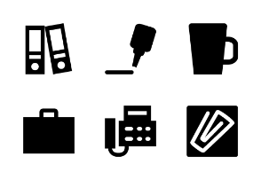 Office Material Glyph