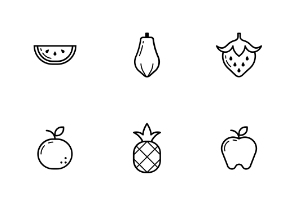 Outline Fruits