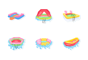 Rafting Stickers